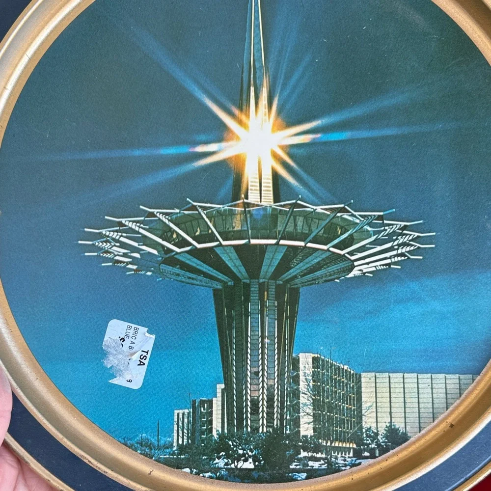 Gold Oral Roberts University Plate